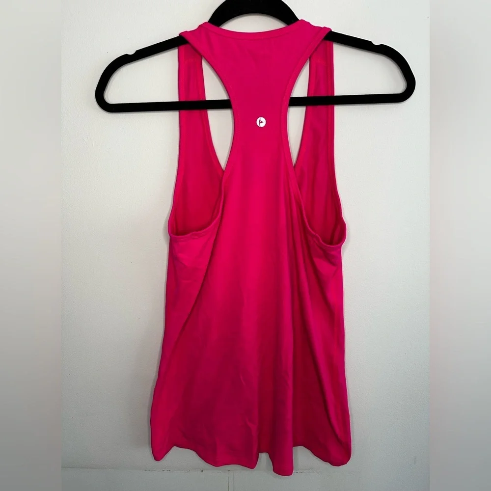 Women’s Pink 20 Degree Key Hole Tank Top Work Out Gym Athletic Active Wear XL - Picture 5 of 8